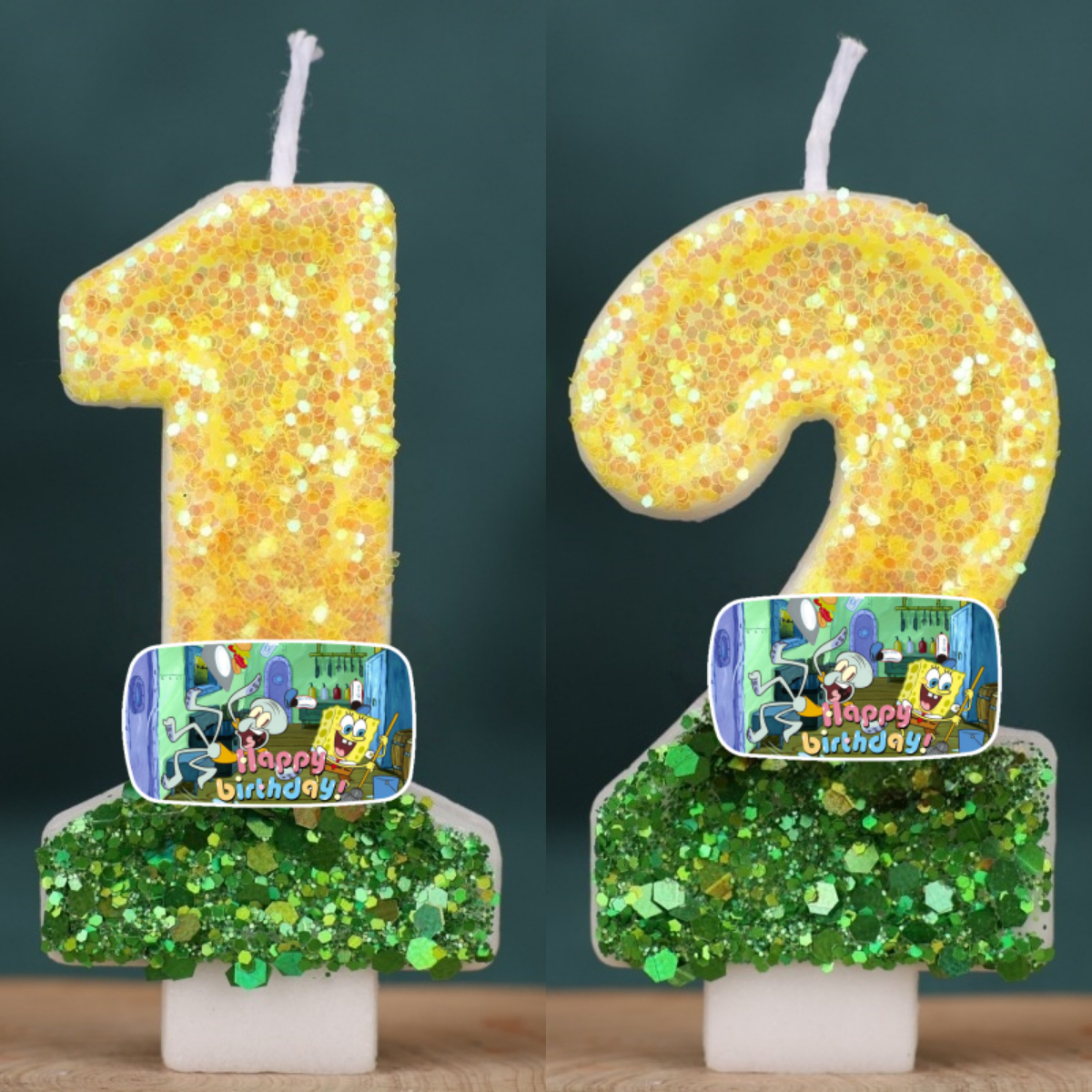 Zebra Candle Supplies - Candele Digitali a Forma di SpongeBob