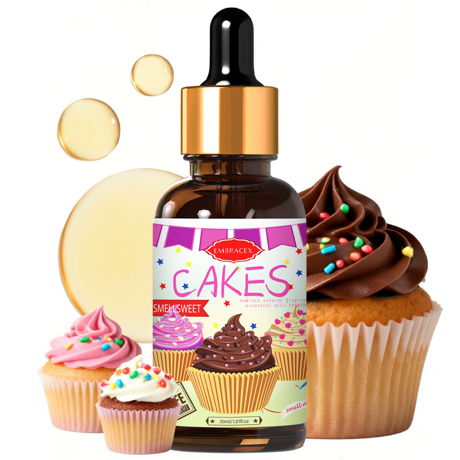 Candle Supplies Fragrance Oil - Olio essenziale per torte da 30