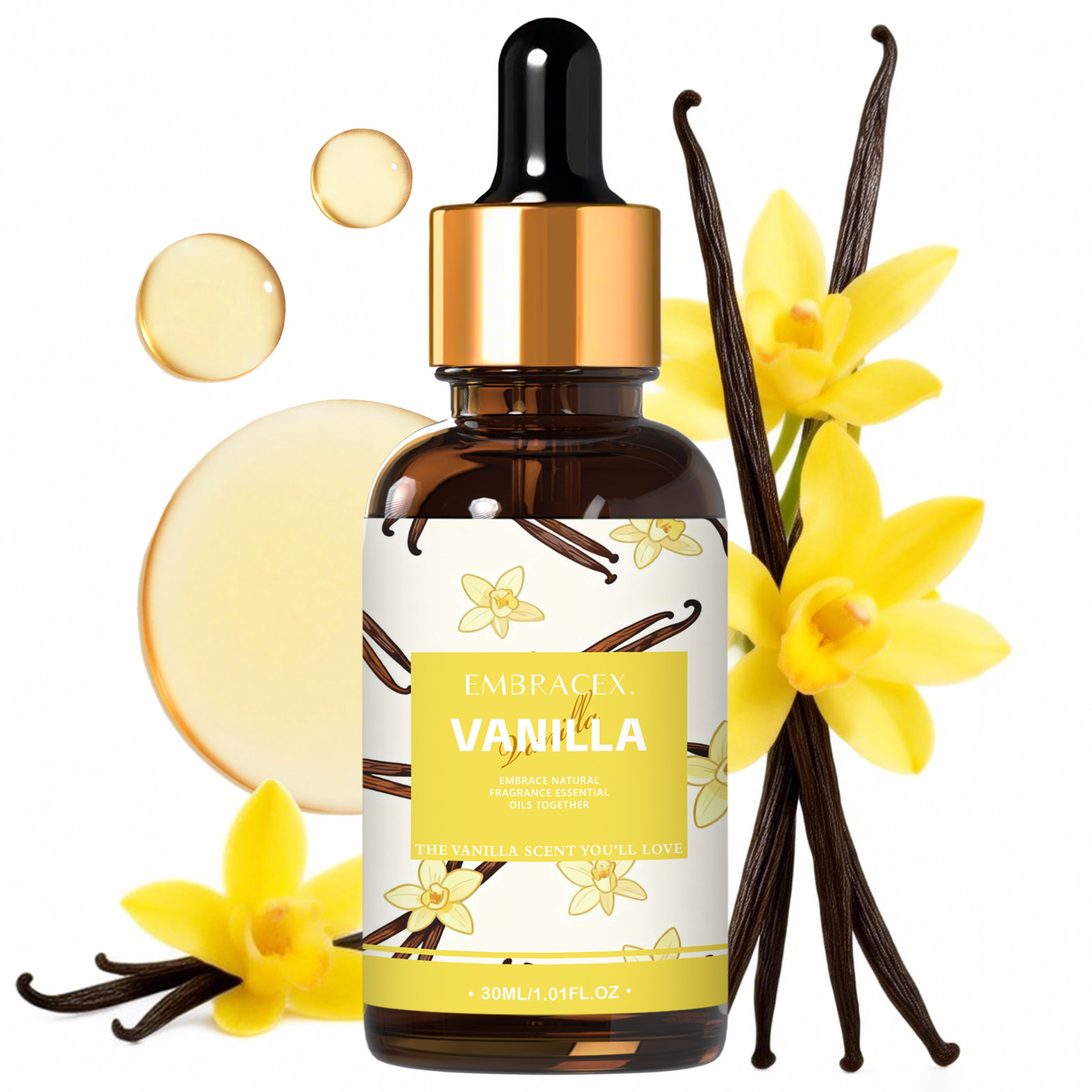 Candle Souvenir - Olio essenziale di vaniglia da 30