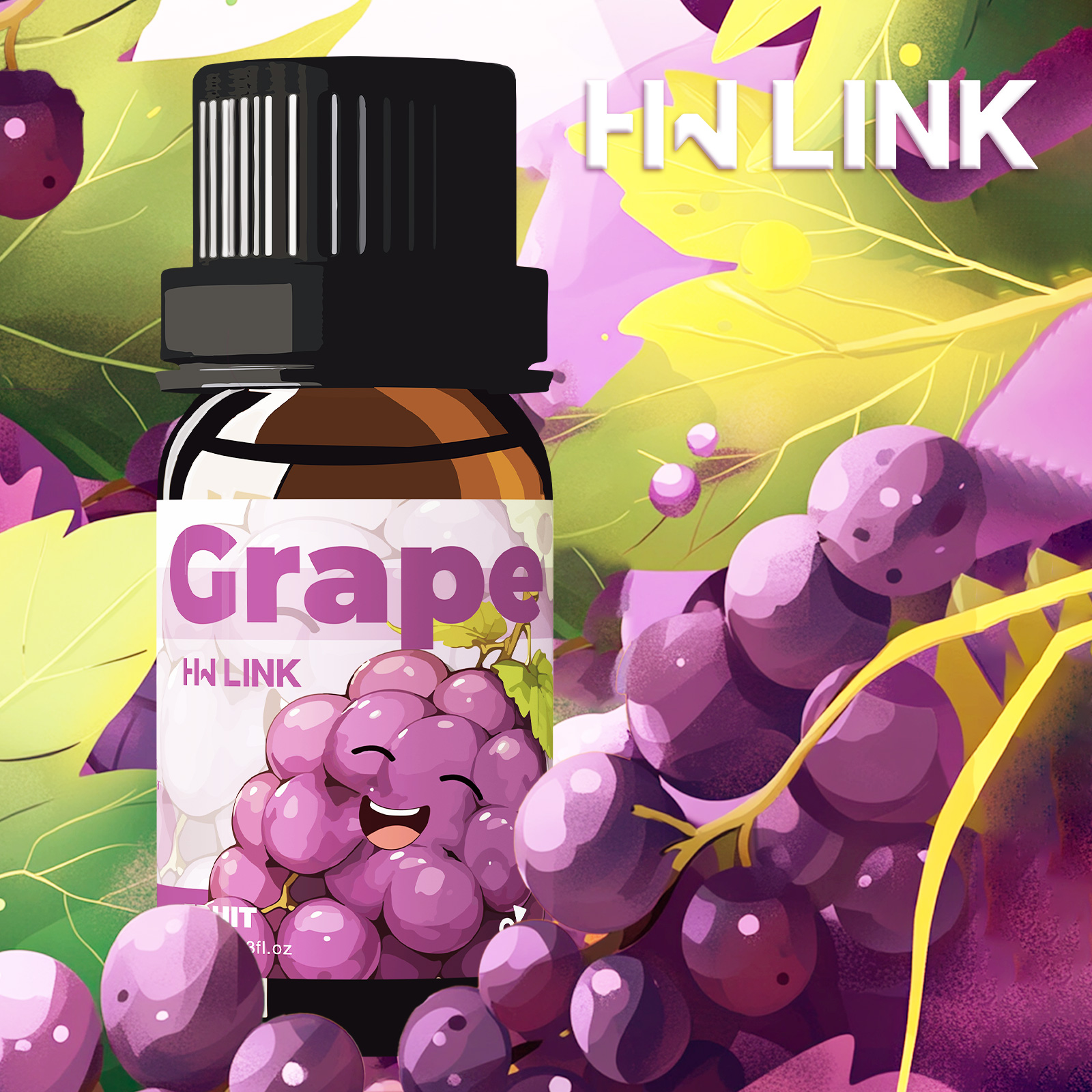 Fragrance Oil 10Ml - Olio essenziale di uva 10ml Oli