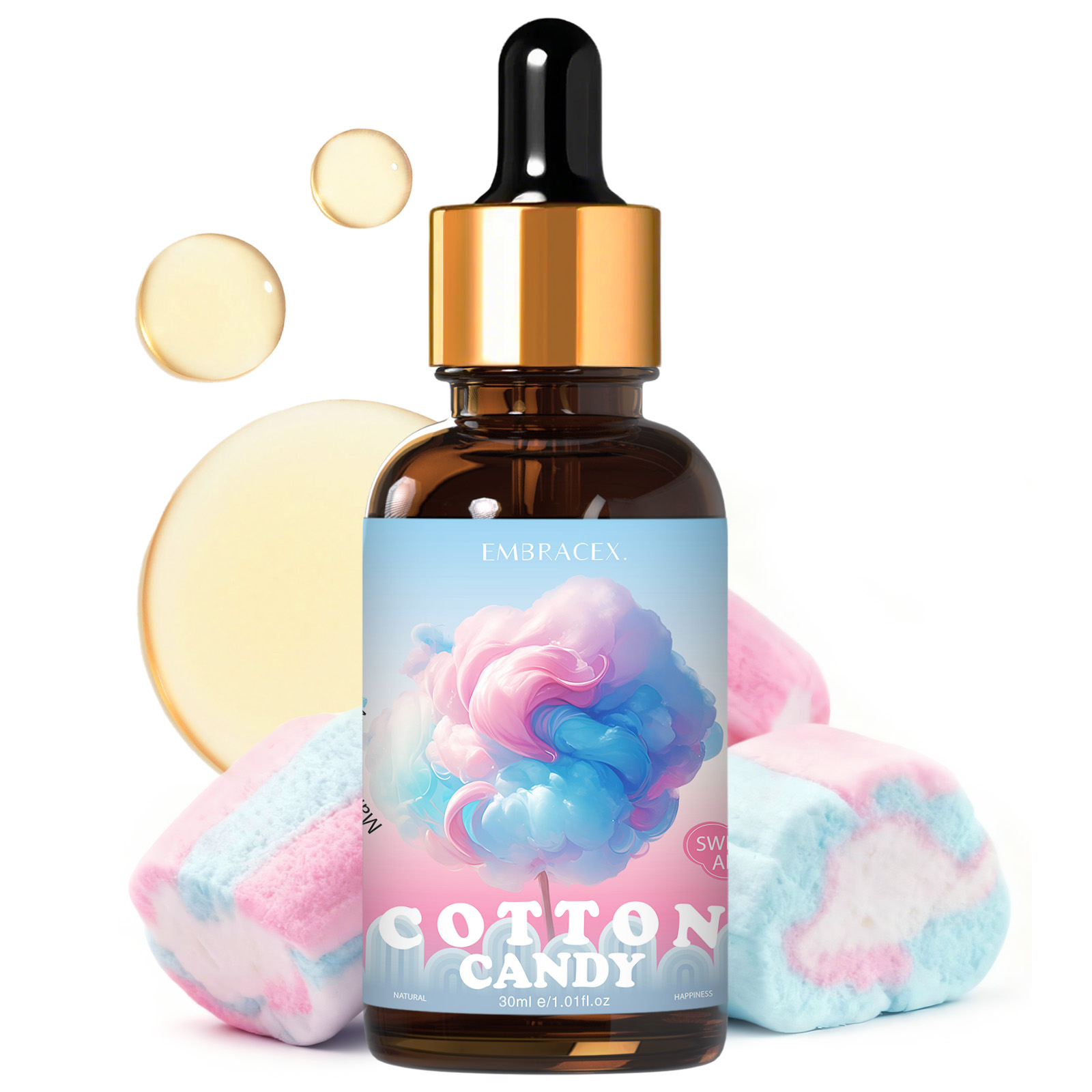 Candle Supplies Fragrance Oil - Olio Essenziale di Zucchero Filato 30ml,