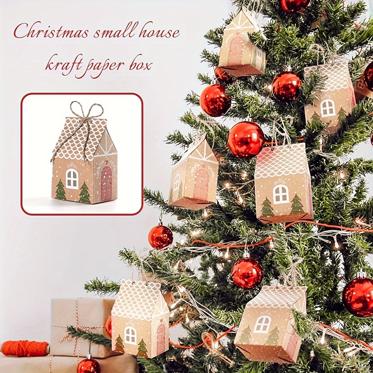 Kraft Paper Box - 10/20 Pezzi Mini Scatole Regalo in