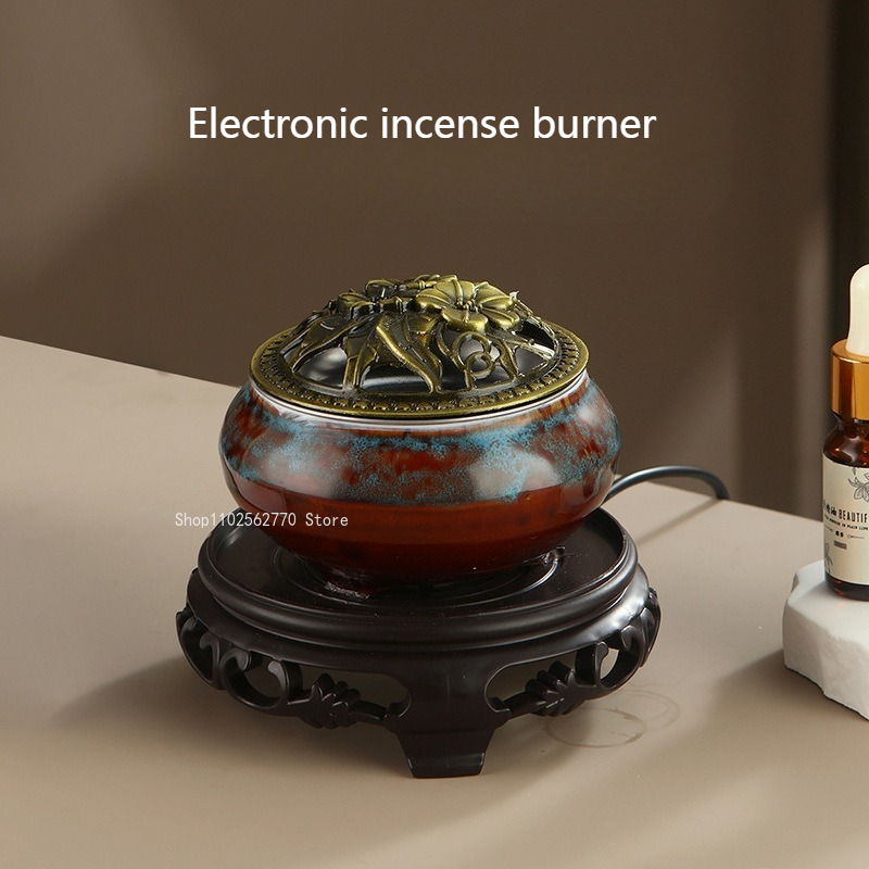 Candle Supplies Fragrance Oil - Bruciatore di incenso elettrico in ceramica/regolazione