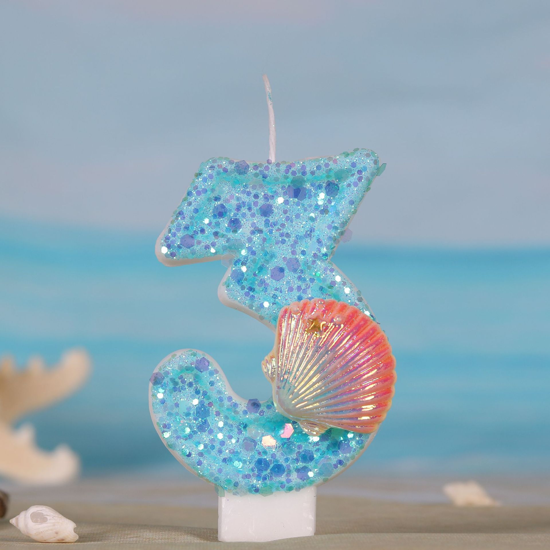 Zebra Candle Supplies - Candele per torta a tema sirena