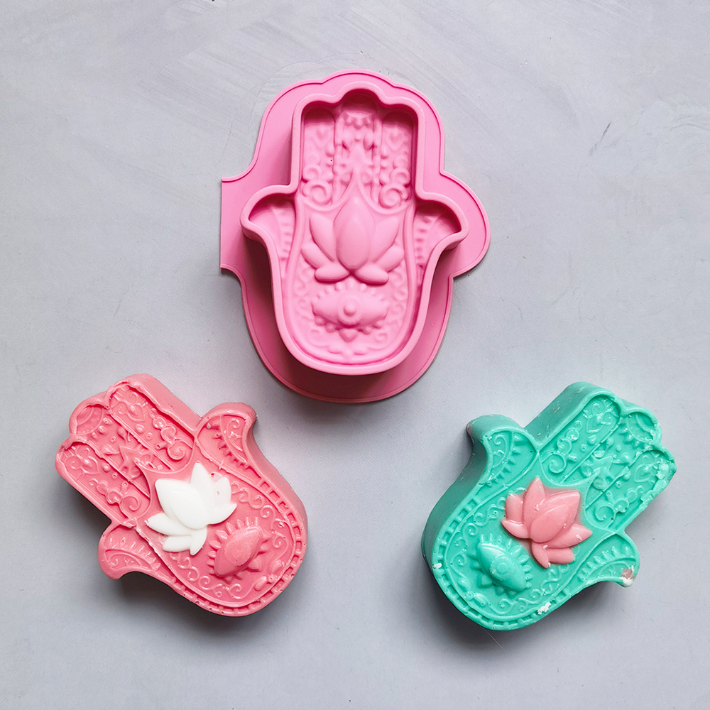 Candle Supplies Tins - 2/4pcs Stampi per Saponi in Silicone