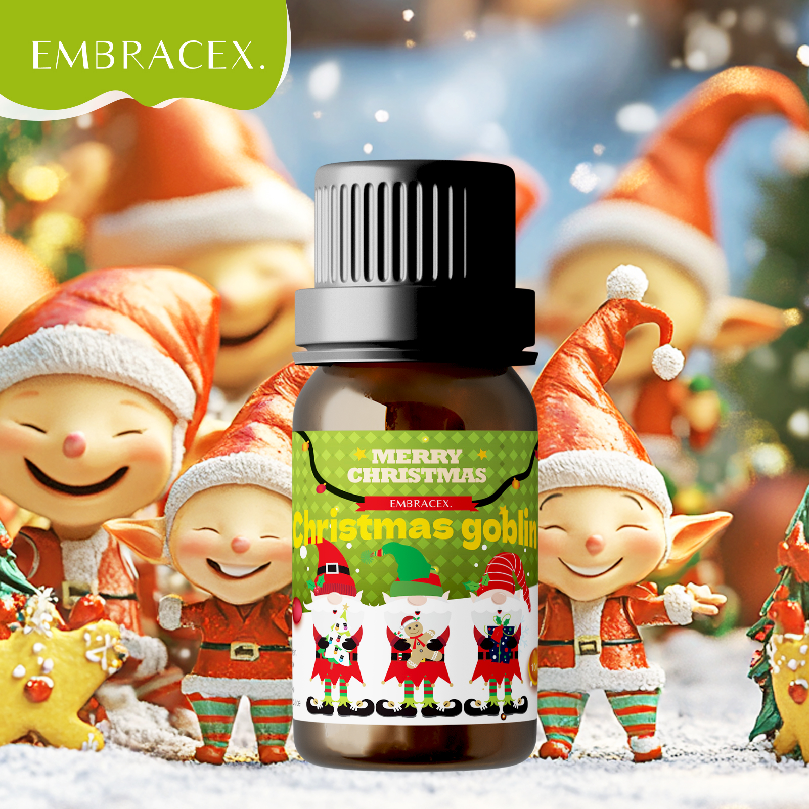 Fragrance Oil 10Ml - Olio essenziale natalizio Goblin da 10