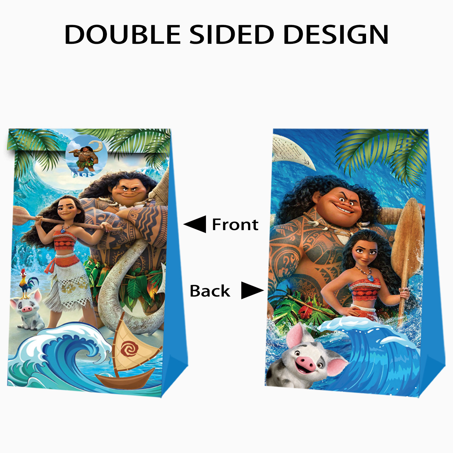 12 pezzi ‌ Moana ‌   Sacchetti - Kraft Paper Box recensione e prezzo
