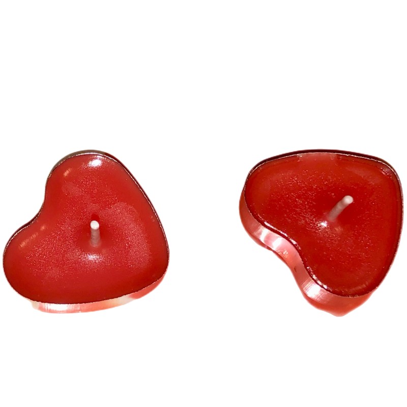 100 set a forma di cuore vuoto - Candle Supplies Tins recensione e prezzo