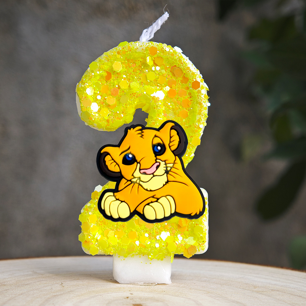 Re Leone Simba Candela Numero  - Zebra Candle Supplies recensione e prezzo