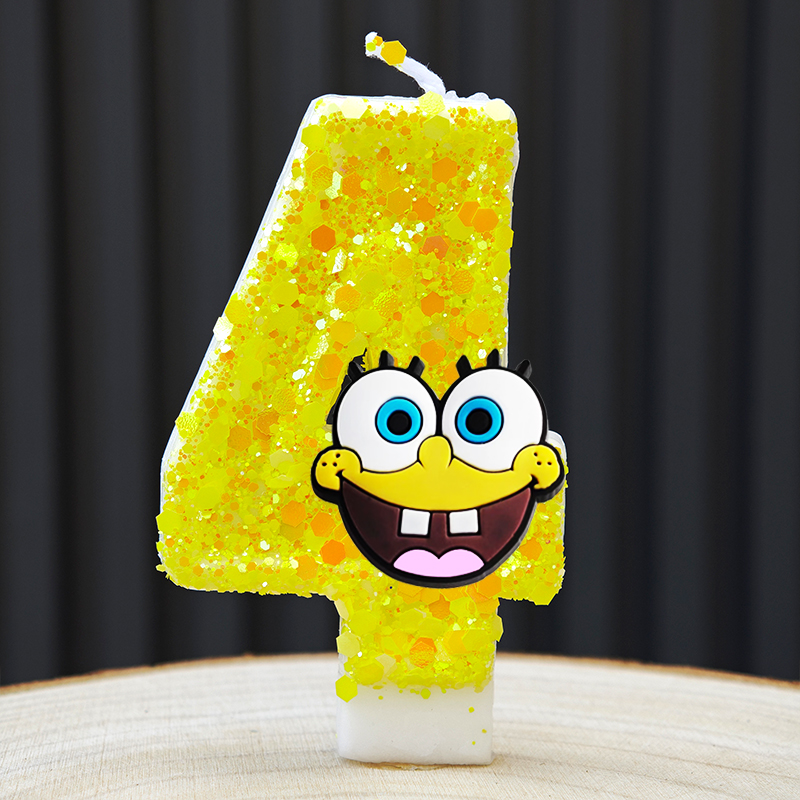 SpongeBob Candela Numero 0-9 F - Zebra Candle Supplies recensione e prezzo