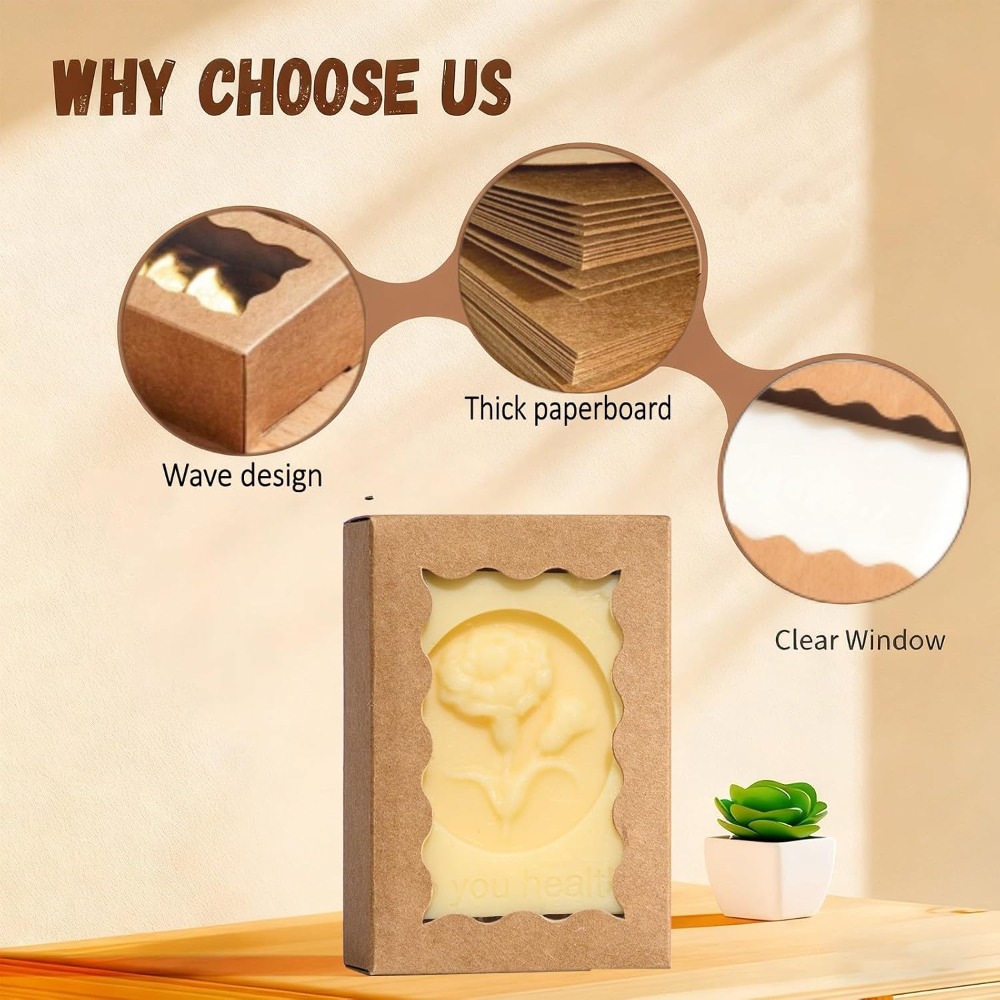 40 scatole di sapone in carta  - Kraft Paper Box recensione e prezzo