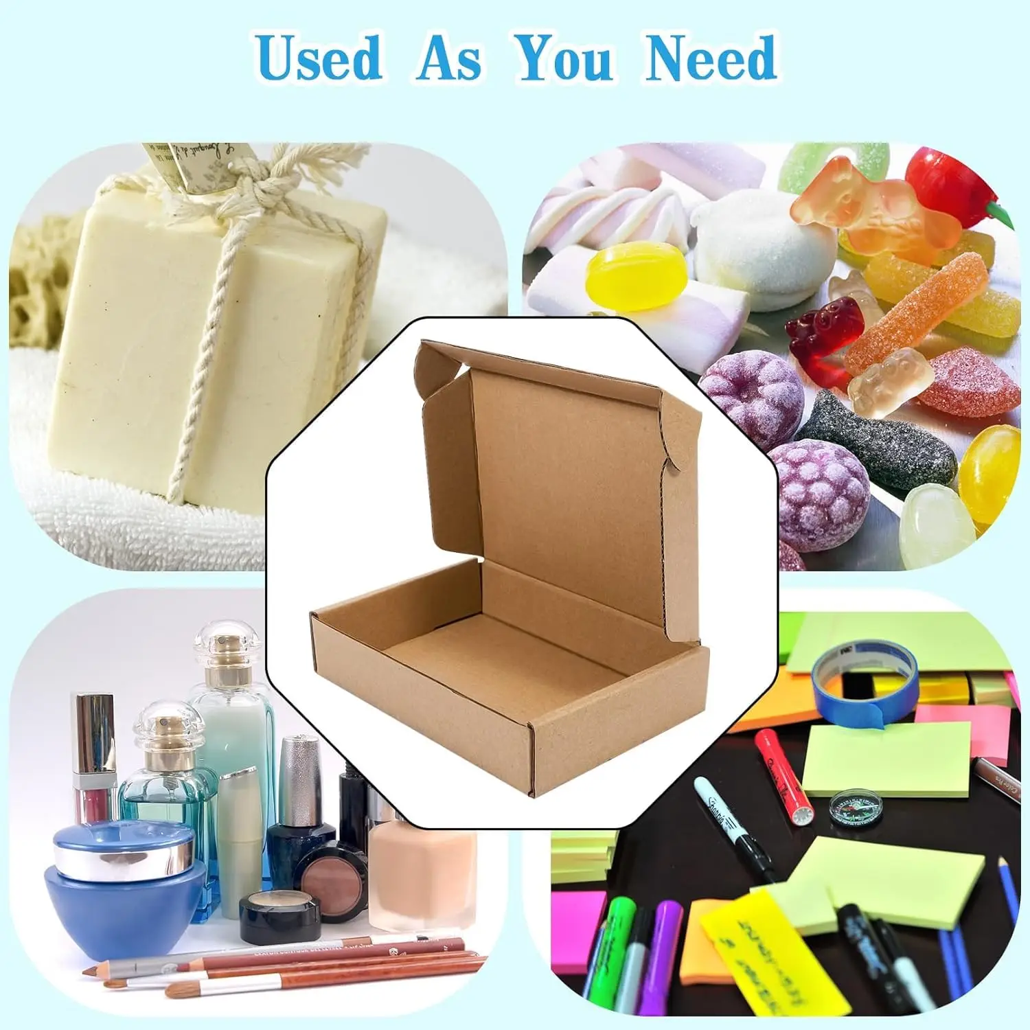 20/10PCS Scatola postale ondul - Kraft Paper Box recensione e prezzo
