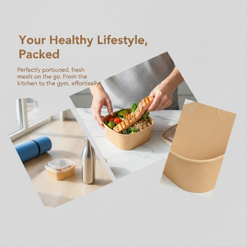 Scatole per Pranzo in Carta Kr - Kraft Paper Box recensione e prezzo