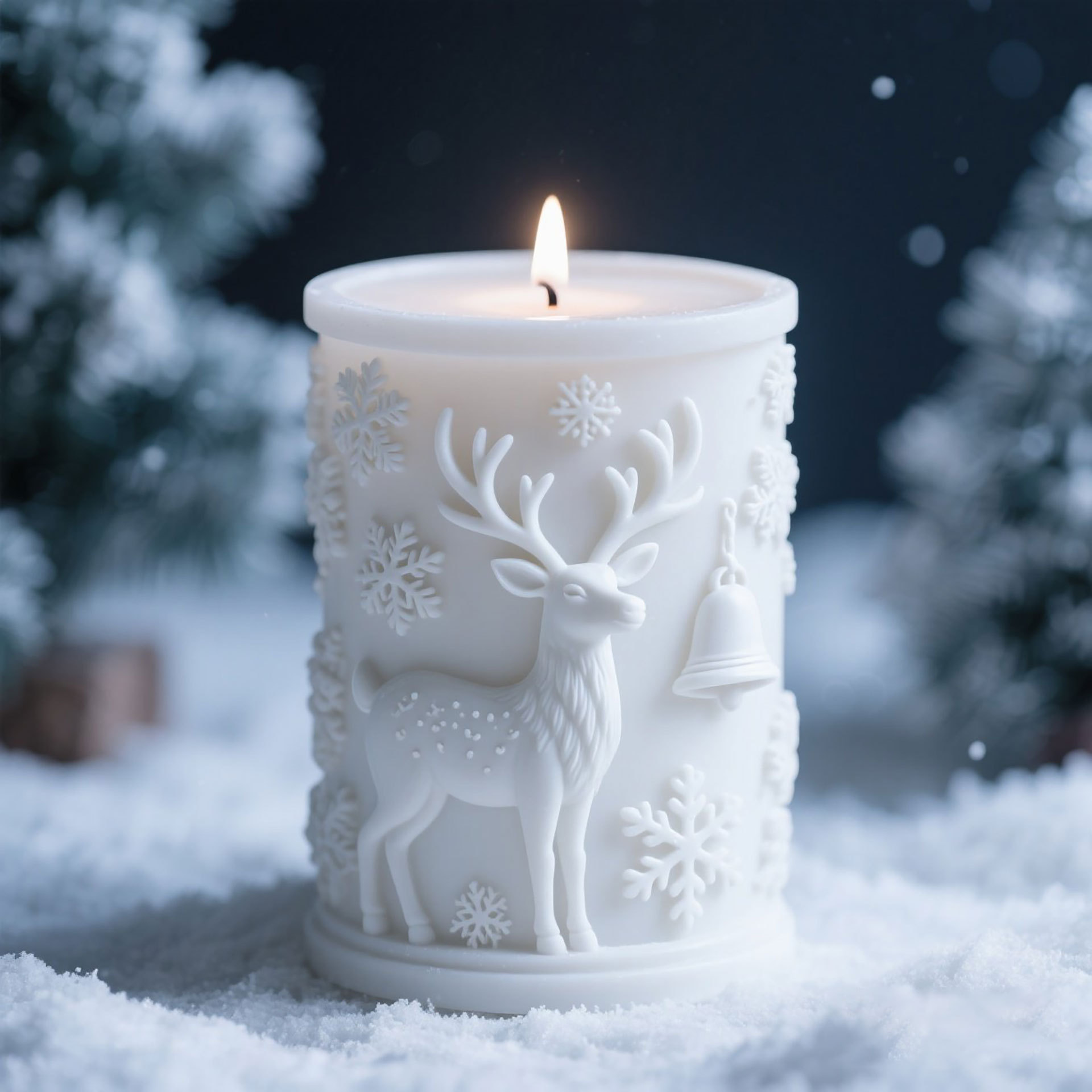 Cilindro in rilievo 3D Fiocco  - Candle Supplies Tins recensione e prezzo
