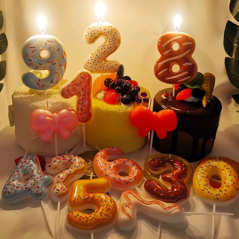 Candela con numero di ciambell - Zebra Candle Supplies recensione e prezzo