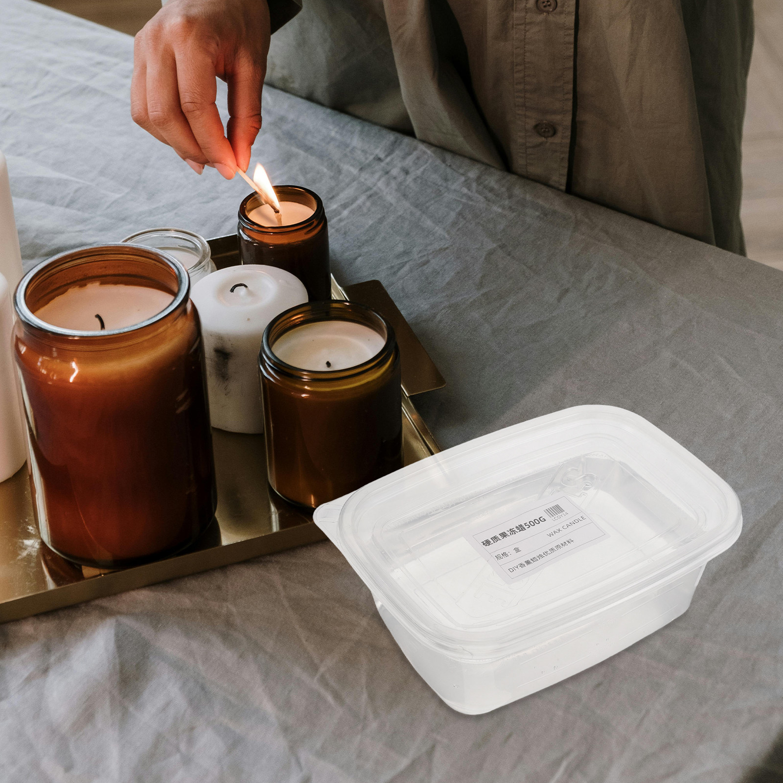 Cera Gel Trasparente per Creaz - Candle Supplies Tins recensione e prezzo