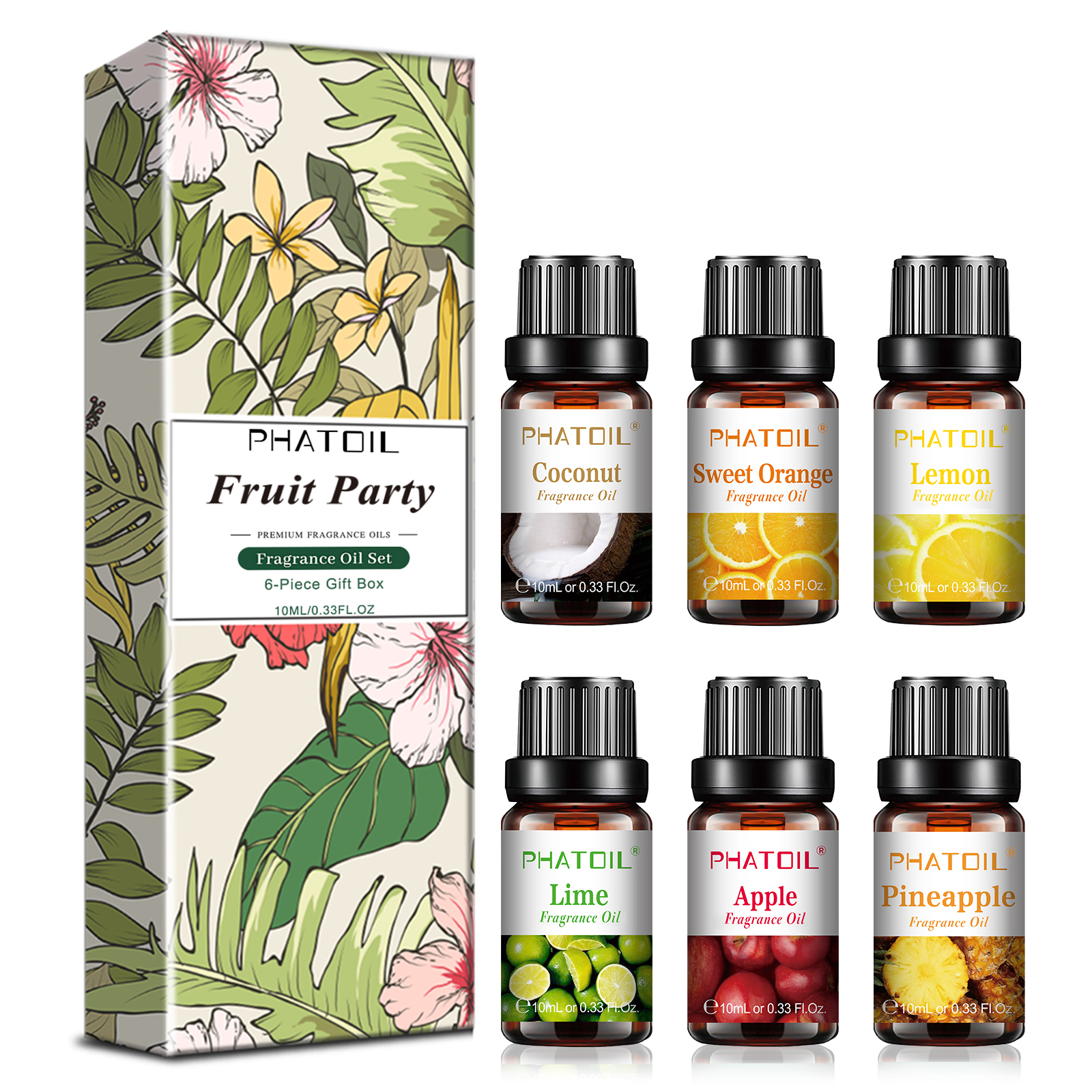 PHATOIL Set di 6 Oli Essenzial - Fragrance Oil 10Ml recensione e prezzo