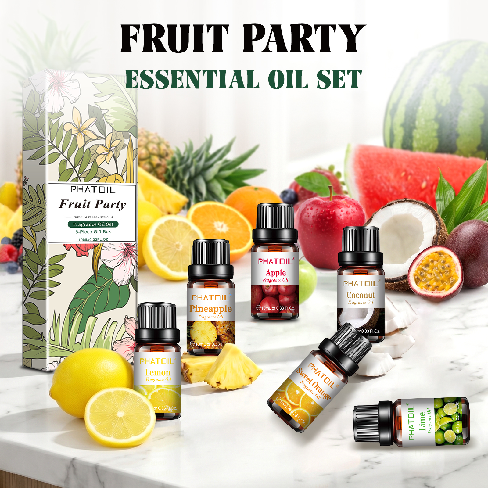 PHATOIL Set di 6 Oli Essenzial - Fragrance Oil 10Ml recensione e prezzo