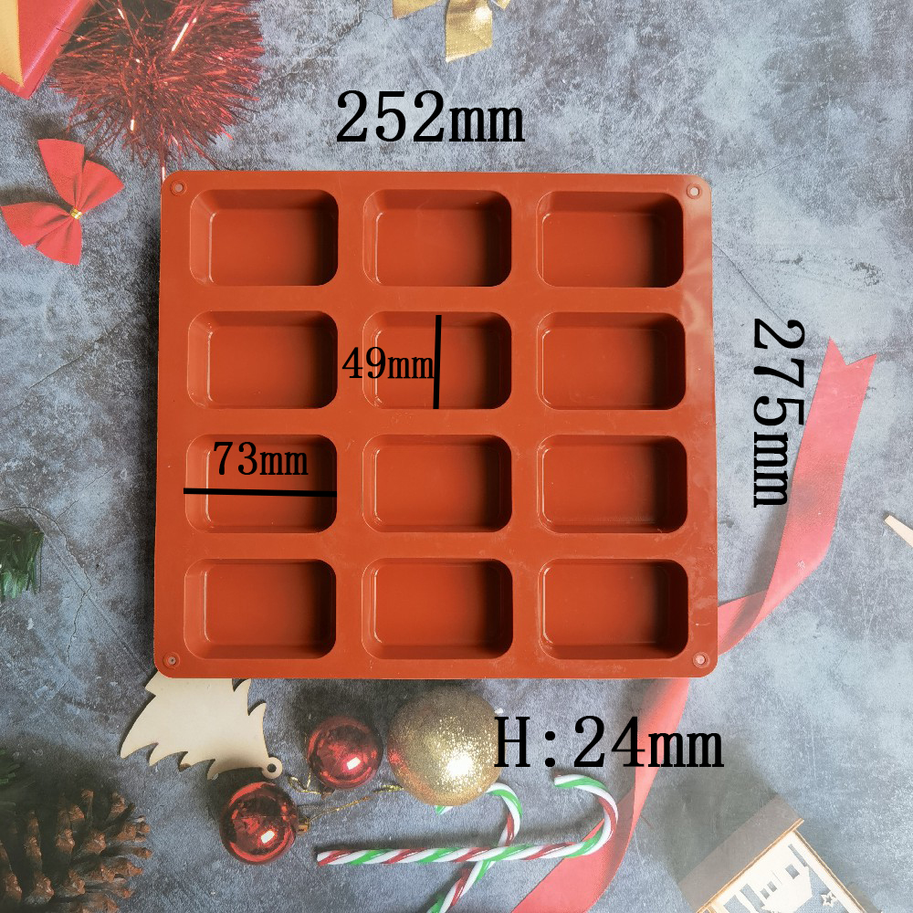 12 cavità quadrato Silicone sa - Candle Supplies Tins recensione e prezzo